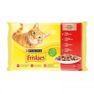 Friskies Cat Sos Meso 4x85g