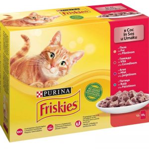 Friskies Cat Sos Meso 12x85g