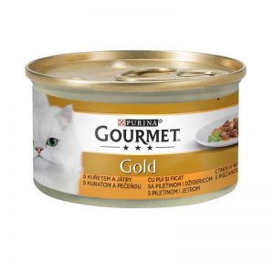 Gourmet gold Piletina i džigerica u sosu 85g