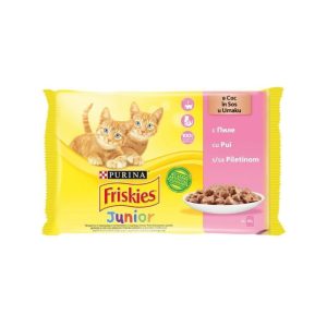 Friskies Cat Sos Junior Piletina 4x85g