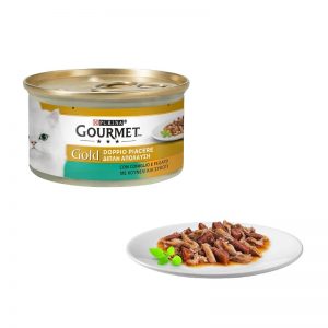 Gourmet gold Duo Zečetina i džigerica u sosu 85g