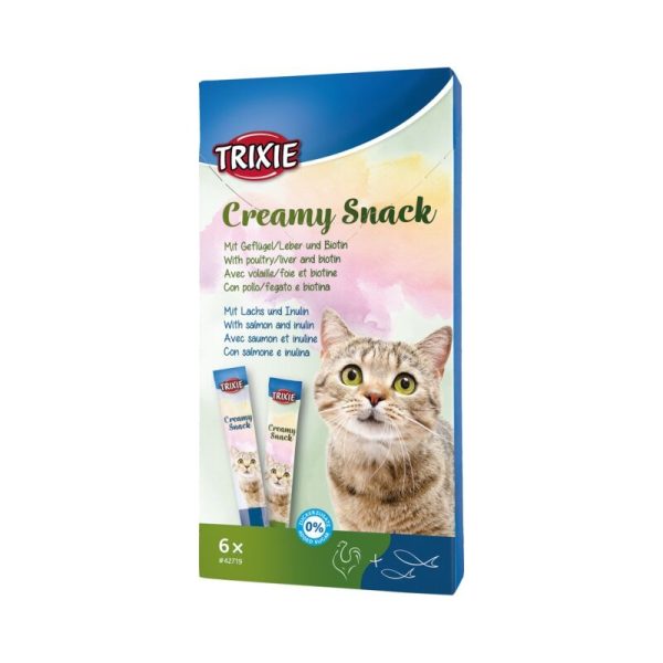 Trixie Creamy Snacks Kremasta poslastica za mačke 6x15g