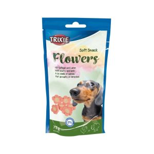 Trixie Soft Snack Flowers mekani cvetići sa ukusom živine i jagnjetine 75g