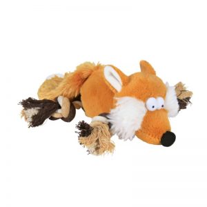 Plišana lisica sa zvukom igračka za pse
