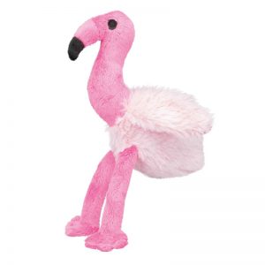 Plišani flamingo sa zvukom igračka za pse