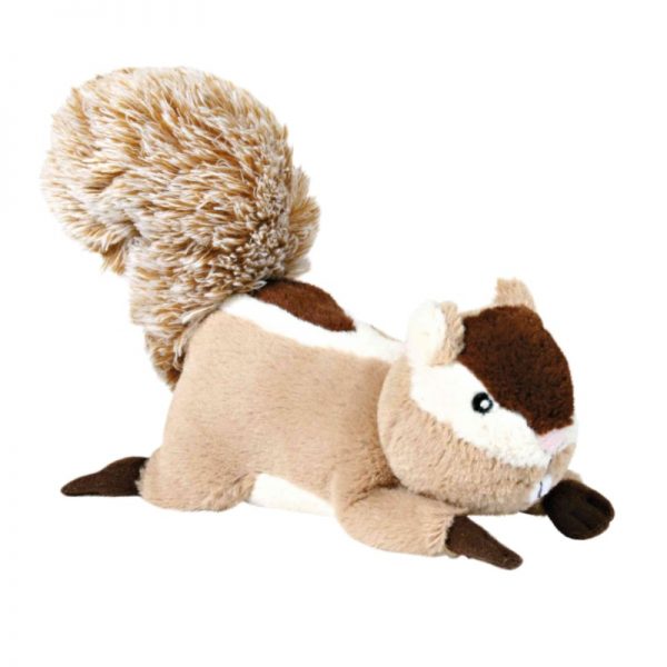 Plišana veverica sa zvukom igračka za pse