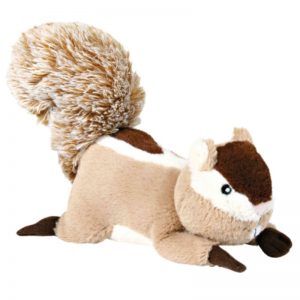 Plišana veverica sa zvukom igračka za pse
