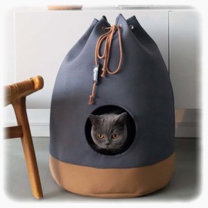 Casa siva kućica ležaljka za mačke