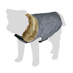 Zimska jakna Elia siva za pse