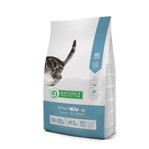 Nature's Protection Dry Feed Kitten Poultry with Krill 400g, 2kg i 7kg