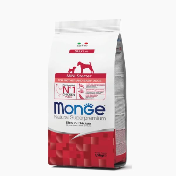 Monge Mini Starter For Mother and Baby dogs piletina 1,5kg