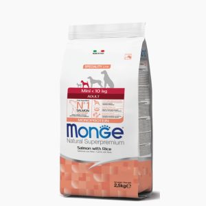 Monge Mini Adult Salmon and Rice 800g, 2,5kg i 7,5kg