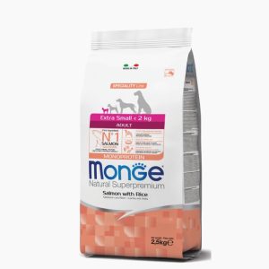 Monge Extra Small Adult Salmon and Rice 2,5kg