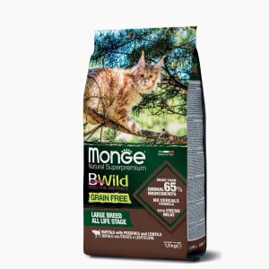 Monge Bwild Large Breed Grain Free Buffalo with Potatoes and Lentils 1,5kg