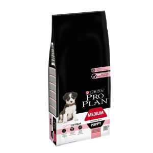 Pro Plan OptiDerma Medium Puppy Sensitive Skin losos 12kg