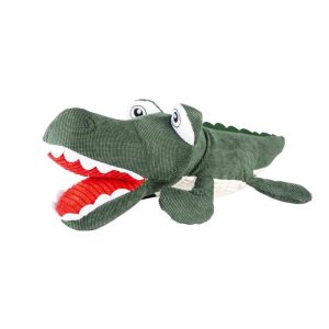 Plišani aligator sa zvukom 24cm igračka za pse