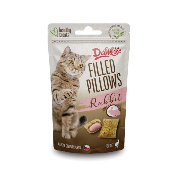 Dafiko Filled Pillows zečetina 40g poslastica za mačke