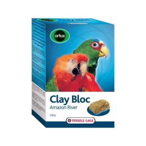 Versele-Laga Orlux Clay Block Amazon River kamen za kljucanje za srednje i velike papagaje 550g