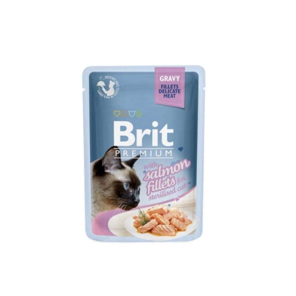 Brit Premium by Nature Sterilized Delicate Fileti u sosu sa lososom 12kom x 85g