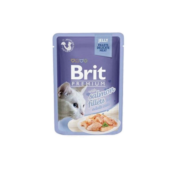 Brit Premium by Nature Delicate Fileti u želeu sa lososom 12kom x 85g