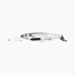 Wiggly Fish interaktivna riba sa mačjom travom 30cm igračka za mačke