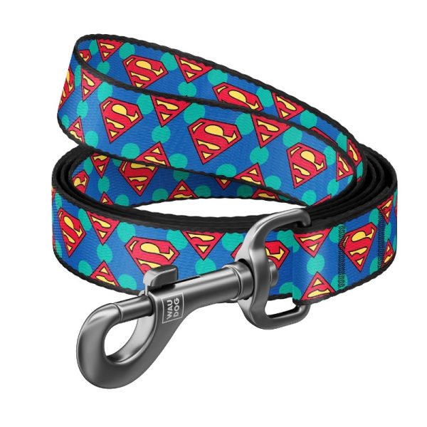 Wau Dog Povodac za pse Superman logo