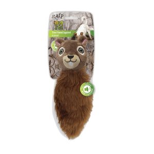 Plišana veverica sa zvukom 23cm igračka za pse