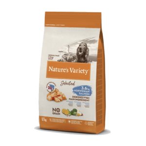 Nature’s Variety Dog Selected Medium and Maxi Adult Salmon losos bez žitarica 2kg i 12kg