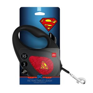 Wau Dog povodac za pse Superman Logo Red
