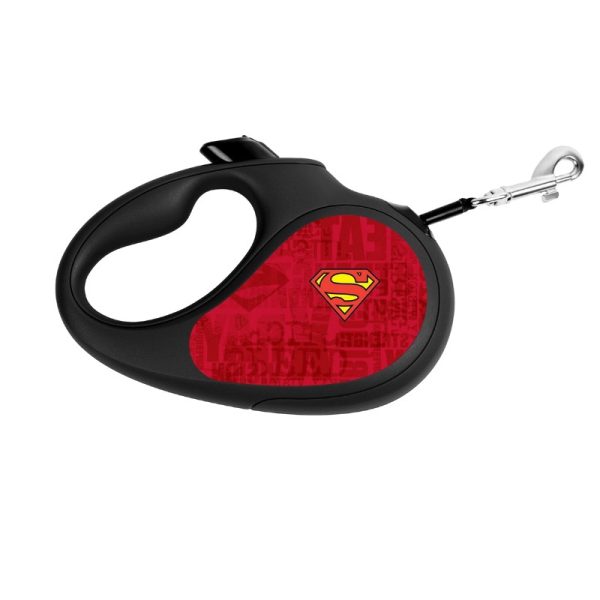 Wau Dog povodac za pse Superman Logo Red