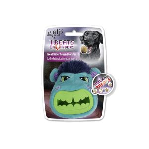 Treat Hider Green Monster igračka za poslastice čudovište 12cm za pse