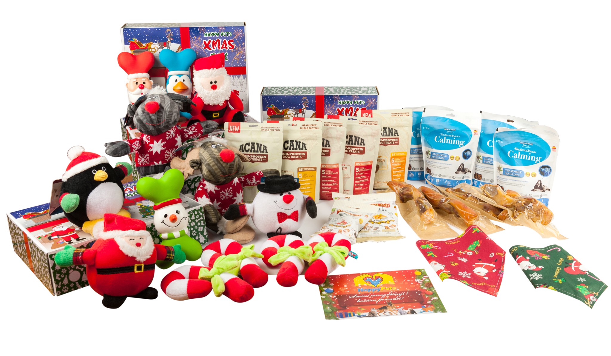 happy pets xmas box božićni poklon za pse