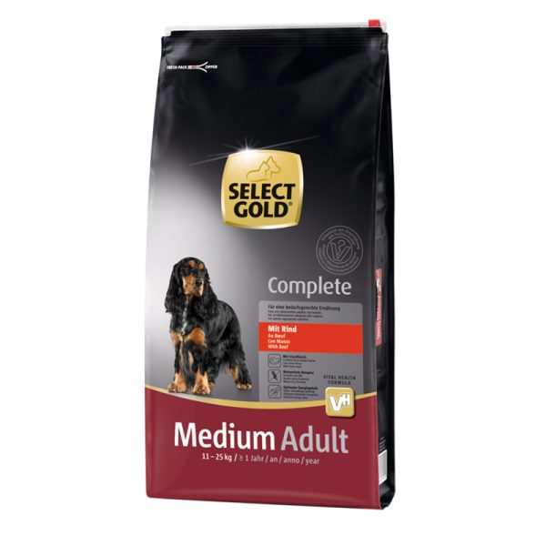 Select Gold Dog Complete Medium Adult govedina 12kg