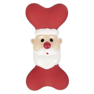 Božićna lateks igračka sa zvukom William 19cm novogodišnja igračka za pse