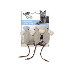 Three Blind Mice 3 miša sa mačjom travom igračka za mačke