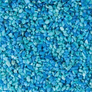Gravel Gruzo Blue Turquoise šljunak za akvarijum plavi 6-8 mm 1kg