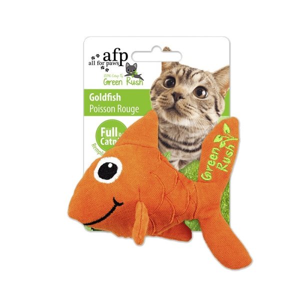 Goldfifh ribica sa ekstraktom mačje trave igračka za mačke