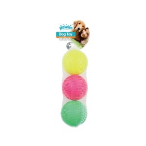 Sponge Luminous Ball 3 sunđeraste loptice 6,3cm za pse