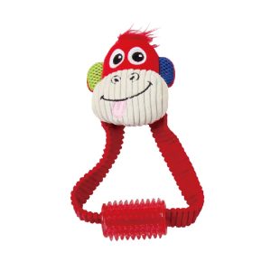 Monkey w/ Tuhher plišani majmun sa gumom igračka za štence