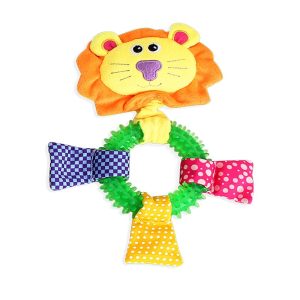 Puppy Ring Lion plišani lav sa TPR prstenom 26cm igračka za štence