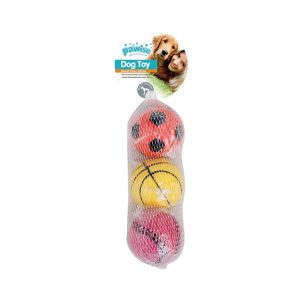 Sponge Sport Ball 3 sunđeraste loptice 6,3cm za pse