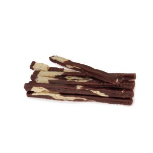 Camon Rabbit, Codfish and Rawhide Strips -štapići za žvakanje zečetina, bakalar i goveđ sirova kožica 100g poslastica za pse