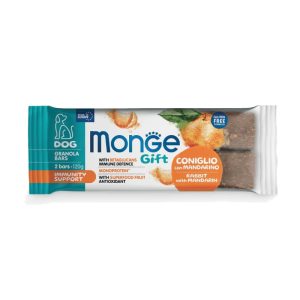 Monge Gift Granola Bars Adult Immunity Support – Rabbit with Mandarin zečetina sa mandarinom 120g - 2kom