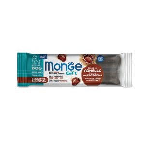 Monge Gift Meat Bars Adult Sensitive Digestion - Rich in Fresh Lamb with Chestnut poslastica sa svežom jagnjetinom i kestenjem 40g - 2kom