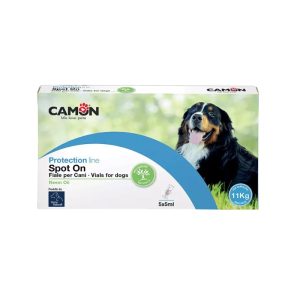 Camon Spot On Dog Biljna zaštita sa uljem Nima za pse preko 11kg 5x5ml