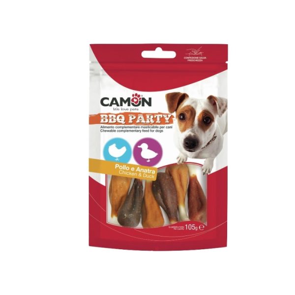 Camon Chicken and Duck Legs - bataci piletina i pačetina 105g poslastica za pse