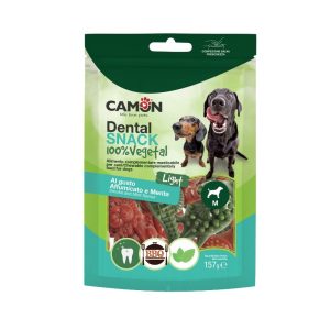 Camon AnimalVeg Smoked and Mint Flavored Snack - dentalne životinje sa aromom roštilja i mente 157g poslastica za pse
